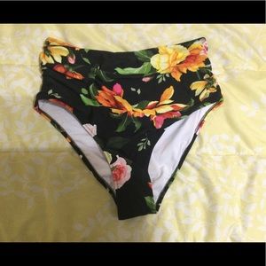 Cupshe Floral High Waisted Bottoms
